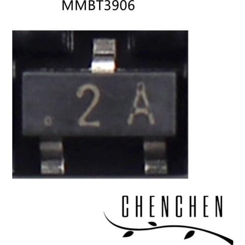 100pcs/lot MMBT3906 2A MMBT3906LT1G 3906 2N3906 200mA 40V SMD 100% New Original