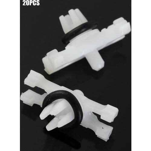 20Pcs Roof Buckles Top Roof Rain Gutter Moulding Trims Fastener Clips 51138204858 51134501967 For BMW 3 Series E46 1998-2014