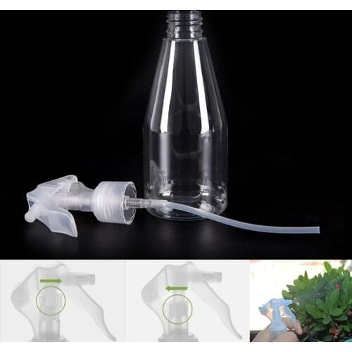 200 ml Clear Empty Hand Trigger Water Spray Plastic Bottle Cleaning Garden New
