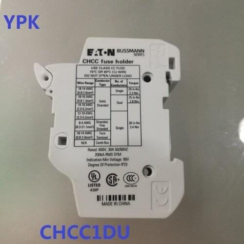 5pcs/lot CHCC1DU Fuse Base Rail 10X38MM KTK-R Fuse Holder 690V 32A