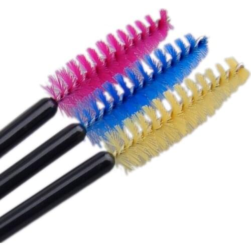 50 Pcs/set Disposable Eyelash Mascara Applicator Wand Brush makeup brush One-off Eyelash Extension brushes