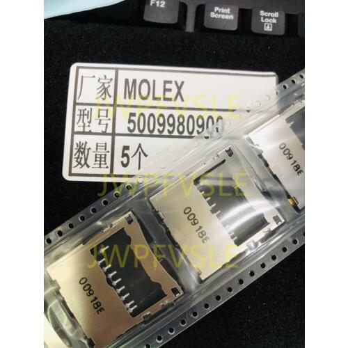 5009980900 12 (9 + 3) Position Card Connector Secure Digital - SD Surface Mount, Right Angle Gold