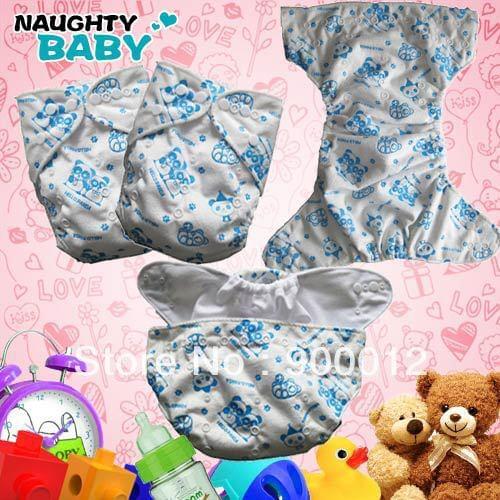 Free Shipping Naughty Warm For Babies' Skin in Winter Diapers Minky 200 pcs Cloth Diaper covers no inserts For Promotion