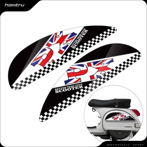 Side Panel Stickers Case For Vespa PX T5 Scooter-5 PX150 PX200 Sprint Motorcycle