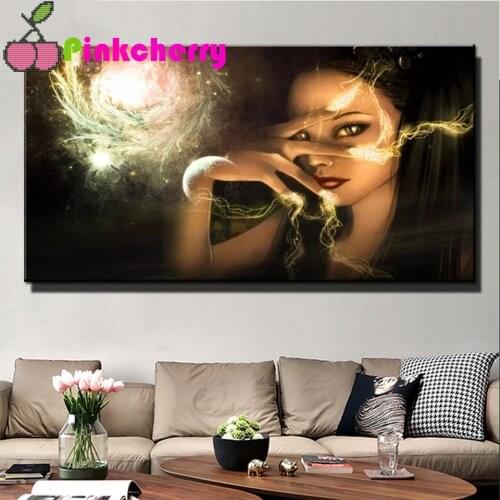 Fantasy magic woman Handicraft Diamond Embroidery Art Crafts Diamond Painting Full Drill Cross-stitch Kits Diamond Mosaic k1024