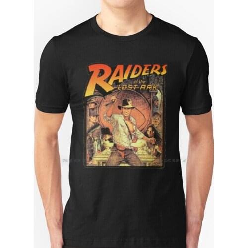 Raiders Of The Lost Ark T Shirt 100% Pure Cotton Indiana Jones Raiders Raiders Of The Lost Ark Lost Ark Indiana Jones Movie