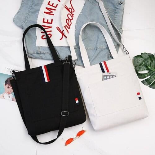 Canvas Bag Womens Literature And Art Shoulder Bag Students Hipster Massenger Bags For Female Shopping Bag