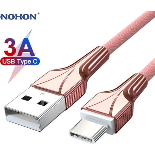 USB Type C Cable Quick Charge QC 3.0 4.0 Fast Charging For Xiaomi mi 10 Samsung S20 Huawei USBC Data Wire Phone Charger Cord 3m