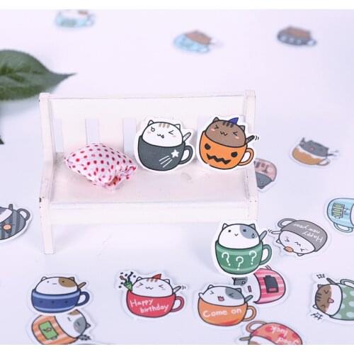 Kawaii Japanese Decoration Journal Cute Diary Flower Stickers Scrapbooking Cartoon Stationery School Supplies