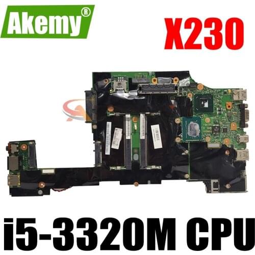 LDB-2 MB 11232-1 For Lenovo ThinkPad X230 X230i laptop motherboard with CPU i5-3320M SR0MY 100% Fully Tested