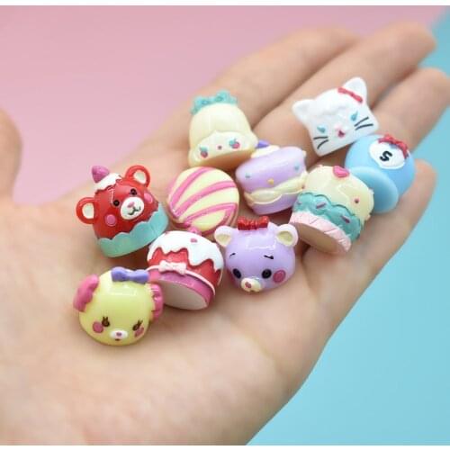Mini Cartoon Animal Charms Supplies Additive For Clay Accessories DIY Filler Decoration Toys