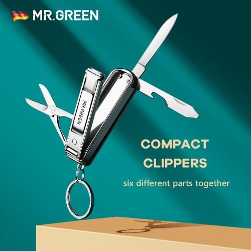 MR.GREEN Ultra Sharp Nail Clippers Multipurpose Nippers Toenail Fingernail Scissors Stainless Steel Professional Cutter