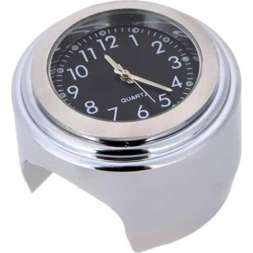 Reliable Durable Handlebar Clock Universal Waterproof Aluminum Alloy 7/8 inch Motorcycle Luminous Watch Accessories Goods