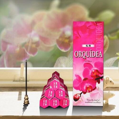 Natural Spices Good Scent for Yoga Relax Air Refresh Home Fragrance A Big Box India Incense Orchid Aroma Incense Stick