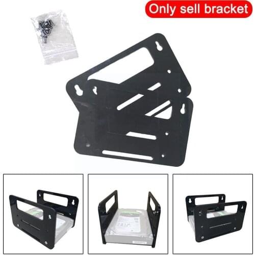 Hanging Type 3.5-inch Hard Drive Bracket DIY Multi-position Box External 2F/4F Acrylic Disk Fixed Cage HDD Hard Mechanical P5V9