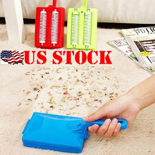 Useful Kitchen Cleaner Carpet Crumb Brush Collector Hand Held Table Floor Sweeper Rollers Home Tool Household