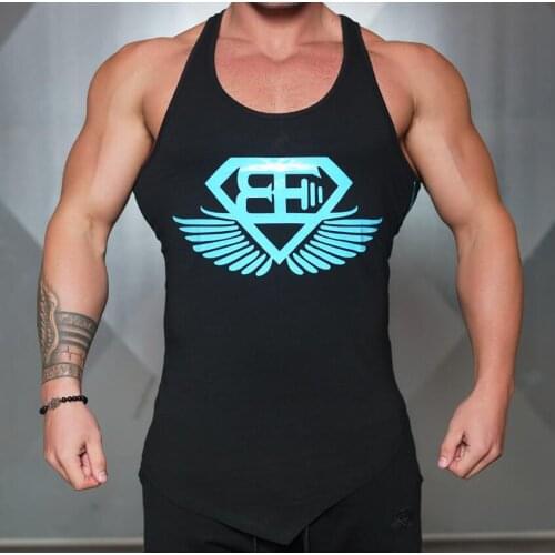 Casual Outdoor Mens Vest Bodybuilding Slim-fitting Vest Quick-drying Summer Sports Vest Sweat-absorbent Breathable Tops Jogging