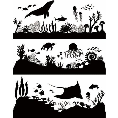 ZFPARTY Sea animal Transparent Clear Silicone Stamp/Seal for DIY scrapbooking/photo album Decorative