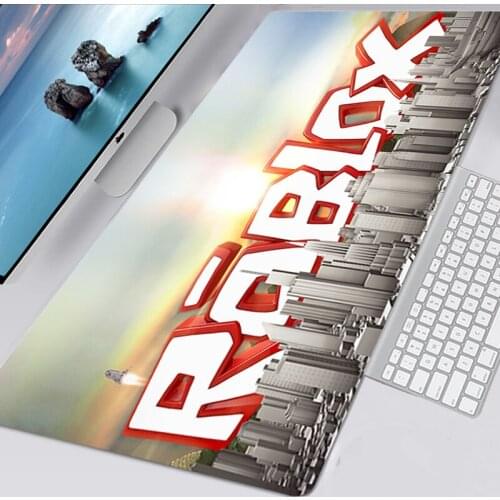 Roblox Kawaii Mousepad Gamer HD Pattern Office Desk Padmouse 80x30 Anime Keyboard Computer Large XXL 900x400 Play Mats Mouse Pad