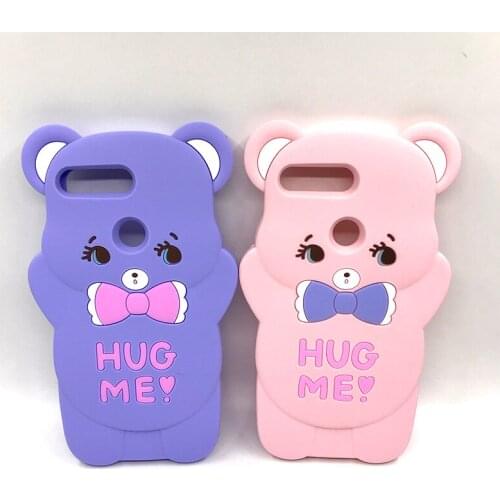 5.7" For Huawei Honor 7A Pro Case Silicone For Huawei Y6 Prime 2018 Cute 3D Bear Protective Phone Cover Y 6 2018 Prime Coque