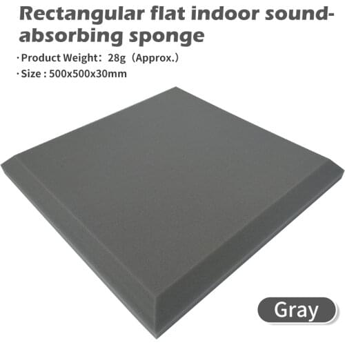 1pc 6 Colors 50x50x3cm Studio Acoustic Foam Soundproof Acoustic Absorption Foam Treatment Sound Panel Protective Wedge Sponge