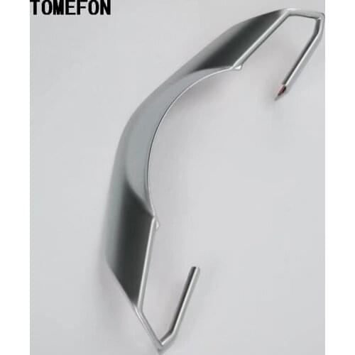 TOMEFON 1piece Car Styling For Mazda CX-5 CX5 2017 2018 ABS Matte Interior Car Steering Wheel Button Cover Trim