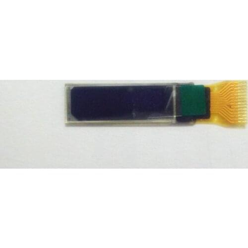 0.69 inch OLED display white blue light 96 * 16 dot matrix 14PIN