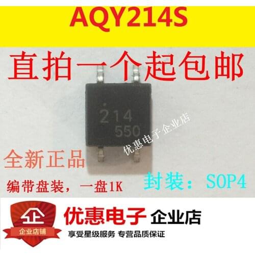 10PCS New original AQY214S AQY214SX AQY214 SOP4 patch