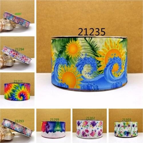 Free shipping 50 yard cartoon printed grosgrain ribbon 21303