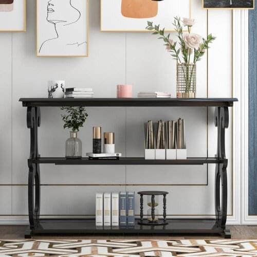 Strong Bearing Capacity 4 Colors Anti-rust Large Storage Space Console Table for Bedroom