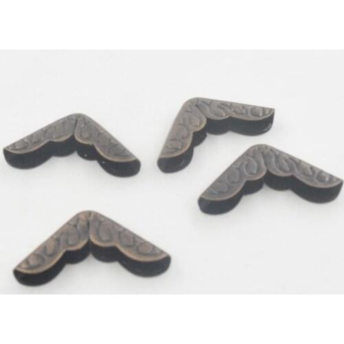 Bronze Book Scrapbooking Albums Menus Corner Protectors Metal Corners For Books,Antique Protector,14*14mm,10PCs