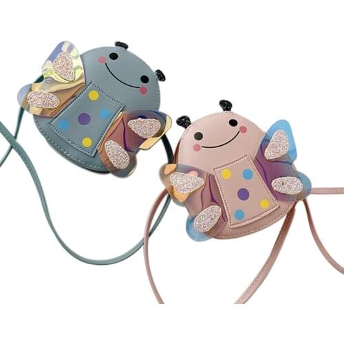 Kids Crossbody Bag, Small Size Multipurpose PU Leather Shoulder Bag