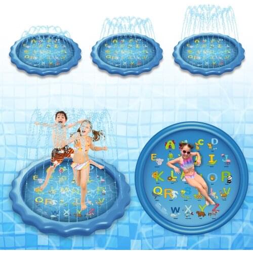 Splash Play Mat Sprinkler Splash Pad Water Play Mat for Kids Splash Play Mat Sprinkler Splash Pad Water Play Mat for Kids