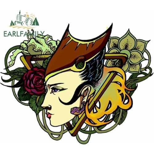 EARLFAMILY 13cm x 9.2cm Miss Owl Fine Decal Funny Car Stickers Bumper Trunk Truck Graphics Door Windshield Bumper Windows Oem