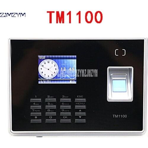 Hot Sale Biometric Fingerprint Student Time and Attendance Tracking Management System TM1100 2.4-inch TFT color LCD screen 5V