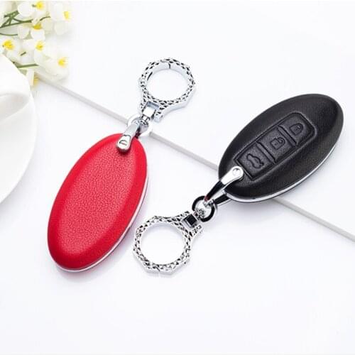 For Nissan Qashqai J10 J11 X-Trail t31 t32 kicks Tiida Pathfinder Murano Note Juke Wear resistant Plastic foreskin car key case