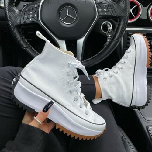 Spring Fashion High Canvas Sneakers Women Shoes Female Mesh Breathable Platform Vulcanized Shoes Casual Shoes Zapatos Mujer