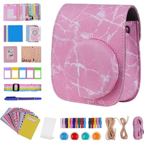 12-in-1 Instant Camera Accessories Bundle Kit for Fuji Instax Mini 11 with Camera Bag/Photo Album/Photo Frame/Stickers/Filters