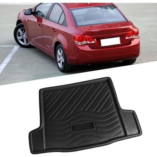 Car Rear Trunk Cargo Boot Liner Mat Floor Tray Carpet Protector Pad For Chevrolet Cruze Sedan 2009 2010 2011 2012 2013 2014 2015