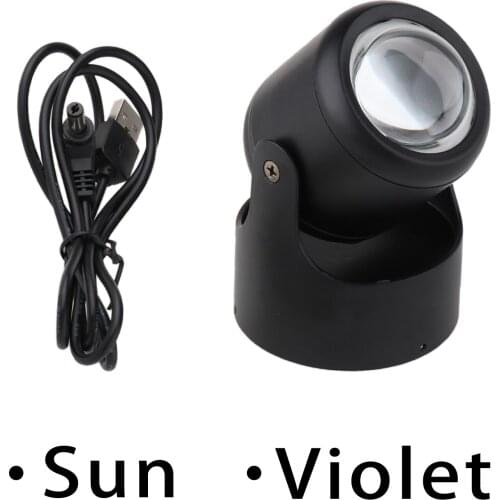 Sunset Projection Lamp Night Light Projector Sunset Projection LED Small Floor Lamp USB Rechargable Party Outdoor Home Decor 5W