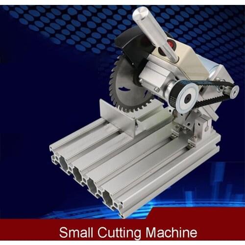 Small Cutting Machine 360W 110V/220V Household Electric Table Saw Aluminum Alloy 4 Inch DIY Circular Saw For Woodworking Steel