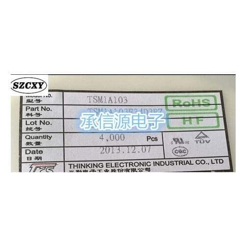New and original TSM1A103F34D1RZ NTC thermistor 0603 10K 1% B 3435