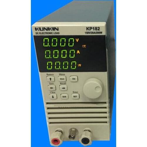AC 110V/220V KP182 Single Channel Electronic DC Load Test Meter 200W/150V/20A