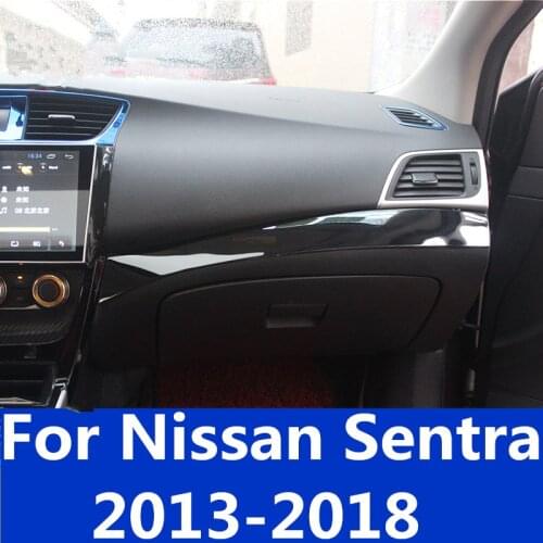 High-quality steering wheel trim Interior trim sequins dashboard trim decoration car Accessories For Nissan Sentra 2013-2018