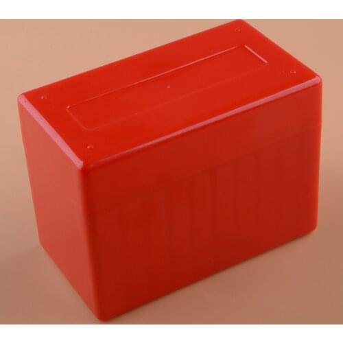 Plastic Red 10 Coin Slabs Capacity Holder Storage Box Case Organizer Fit For PCGS NGC Tool Part