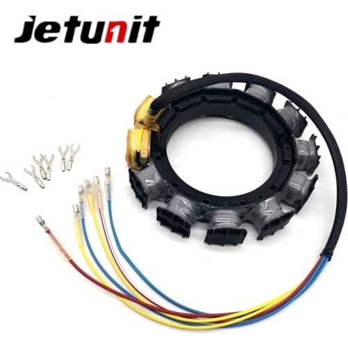 Outboard Stator For Mercury 16Amp 40-125hp 2,3&4 CYL 1987-1997 (45 JET,50,55,60,65 JET,70,75,80,90 & 95HP – 3 Cyl) 398-818535A17