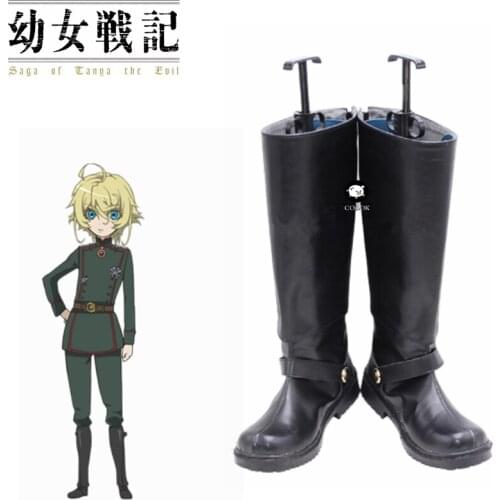 Saga of Tanya the Evil Cosplay shoes Youjo Senki Tanya von Degurechaff Custom-made