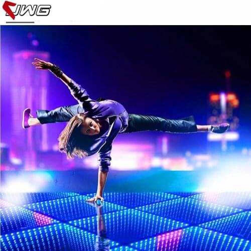 Dancing Stage 3d Mirror 10mm Led Dance Floor Wedding Equipments From Guangzhou