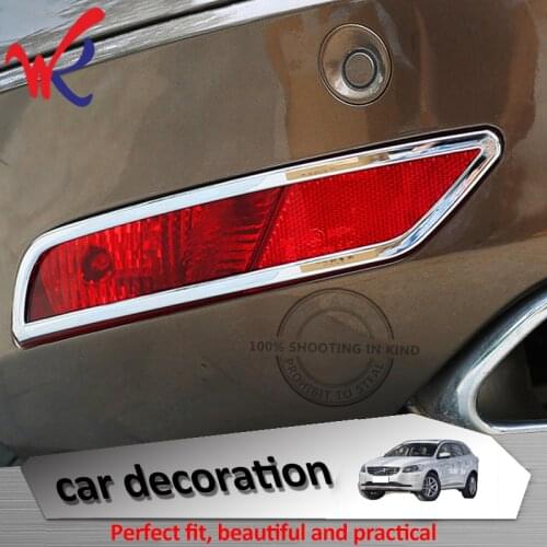 Loyalty for VOLVO XC60 2014 2015 2016 2017 ABS Chrome Rear Fog Light Lamp Cover Trim Moulding Car Styling Auto Accessories