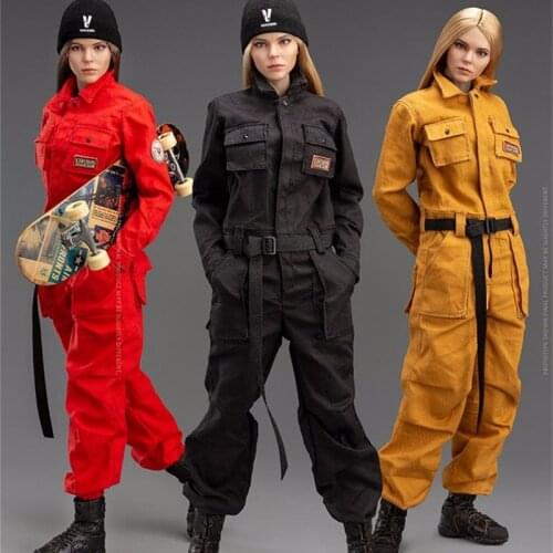 VERYCOOL VCL-1004 1/6 Female Clothes Wear Workwear Coverall Suit for 12" Action Figure Dolls